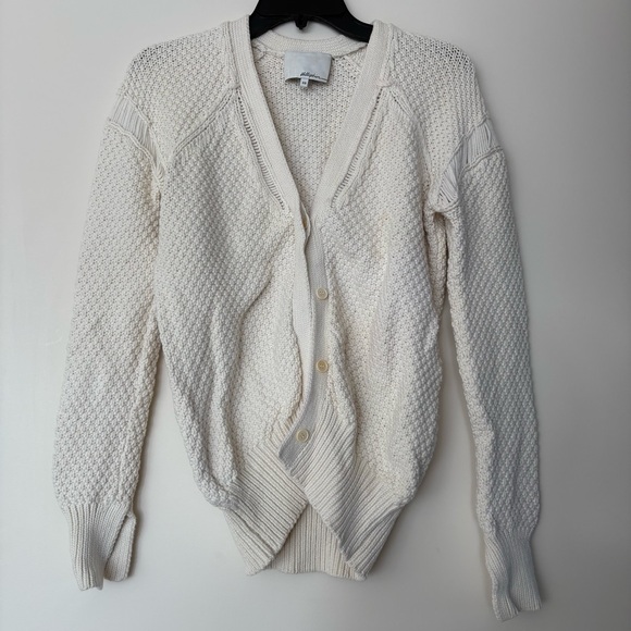 3.1 Phillip Lim Sweaters - 3.1 Phillip Lim Women's Cream Knit Sweater